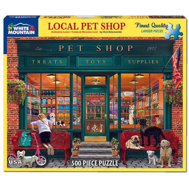 White Mountain Puzzles Local Pet Store - 500 Piece Jigsaw Puzzle - Image 2